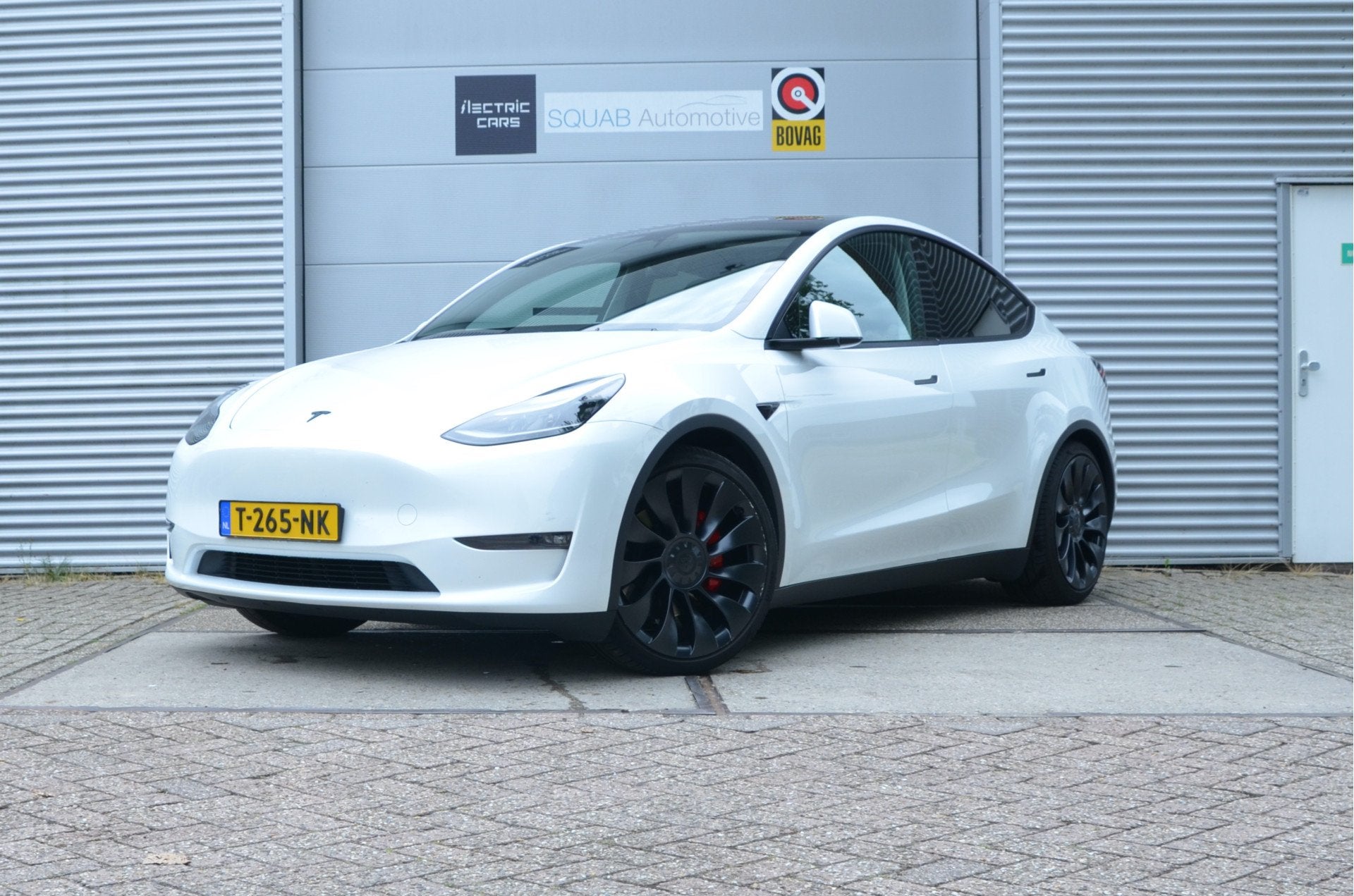 Tesla Model Y Performance AWD 75 kWh AutoPilot3.0 Ryzen, Auto's, 514 km, Zwart, 1972 kg, Wit