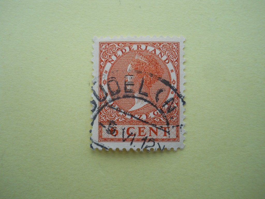 Nederland 1926 Kon. Wilhelmina Nvph.178 Budel (NB) Rotterdam, Ophalen of Verzenden, T/m 1940, Gestempeld