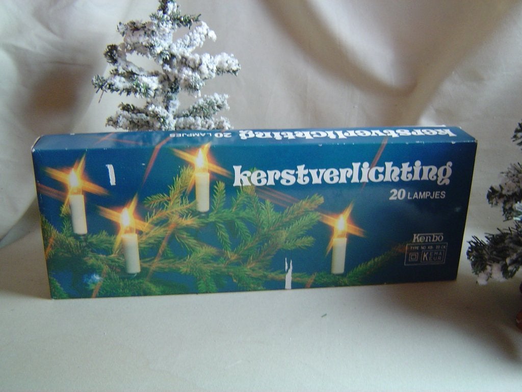 Oude Kenbo kerstboomverlichting met 20 lampjes, Diversen, Kerst, Ophalen of Verzenden, Gebruikt