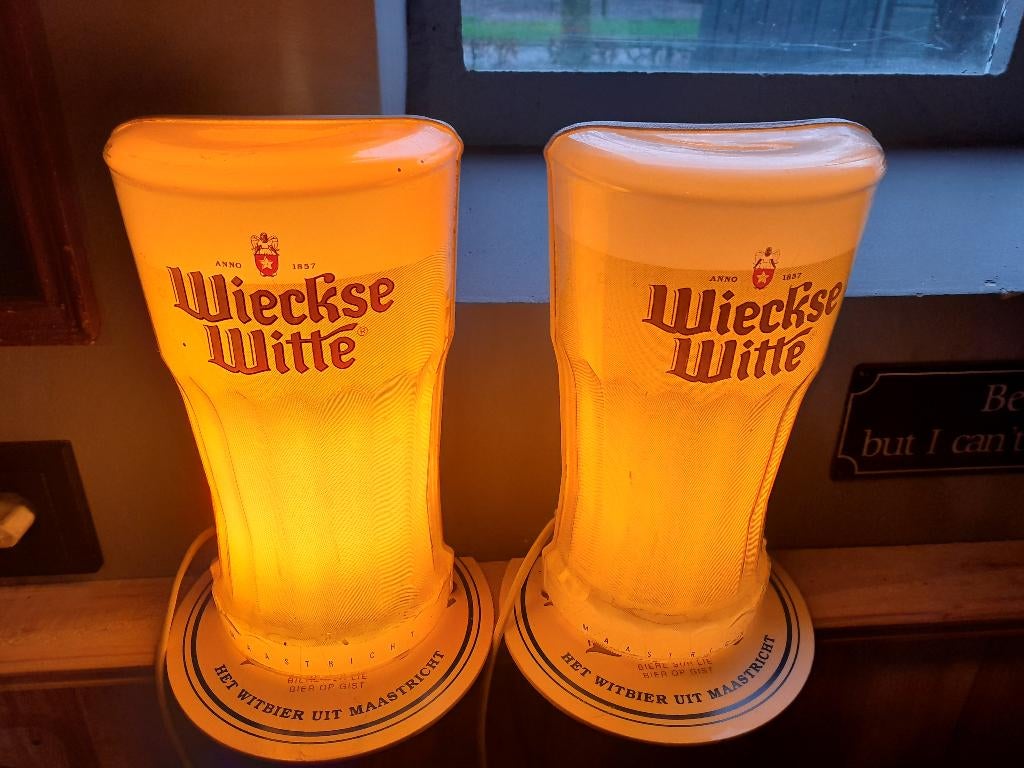 wieckse witte lamp, Ophalen of Verzenden, Zo goed als nieuw, Lichtbak of (neon) lamp