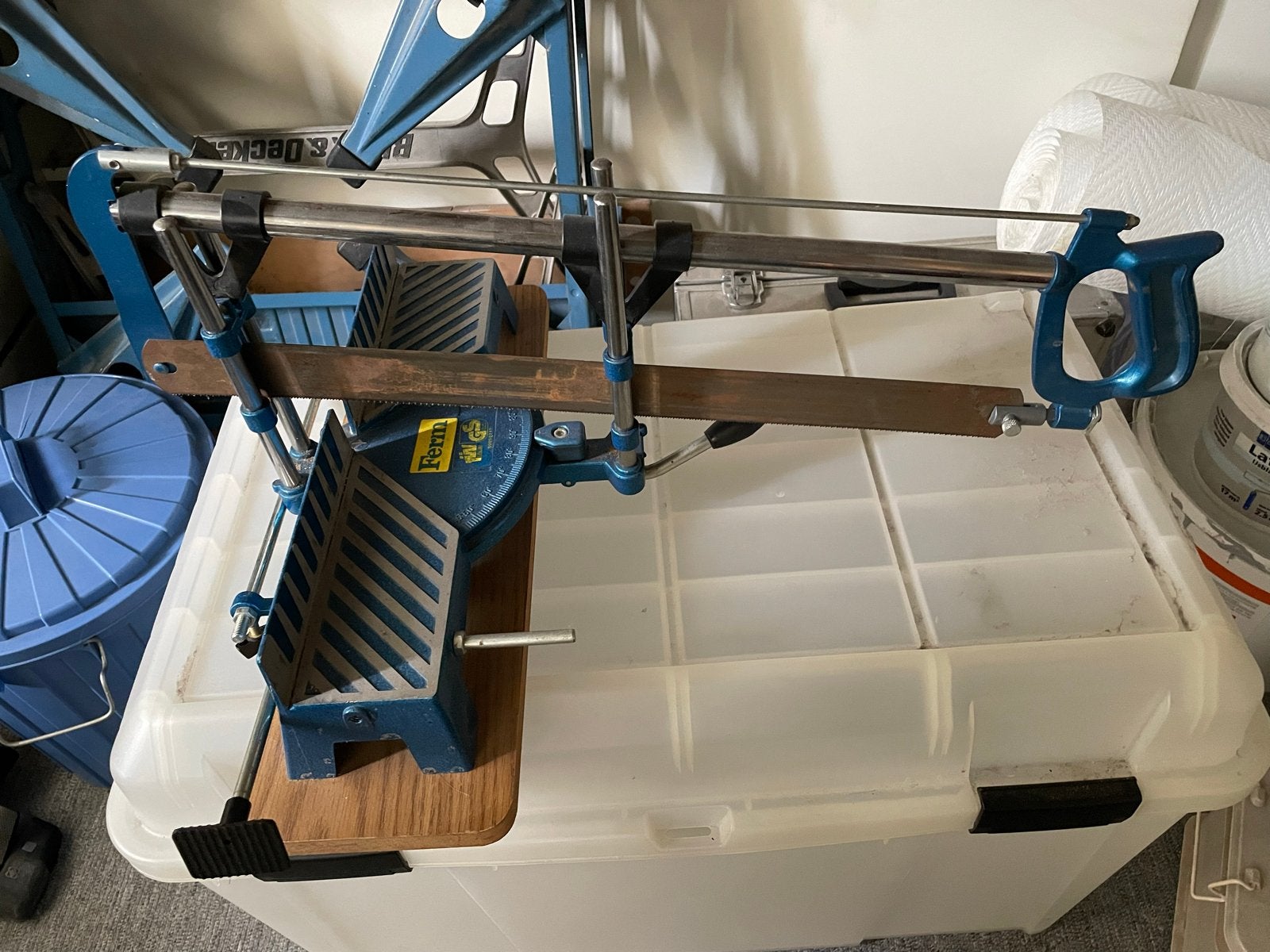 Ferm PVC laminaat snijder, Doe-het-zelf en Verbouw, Gereedschap | Zaagmachines, Ophalen, Gebruikt, Overige typen