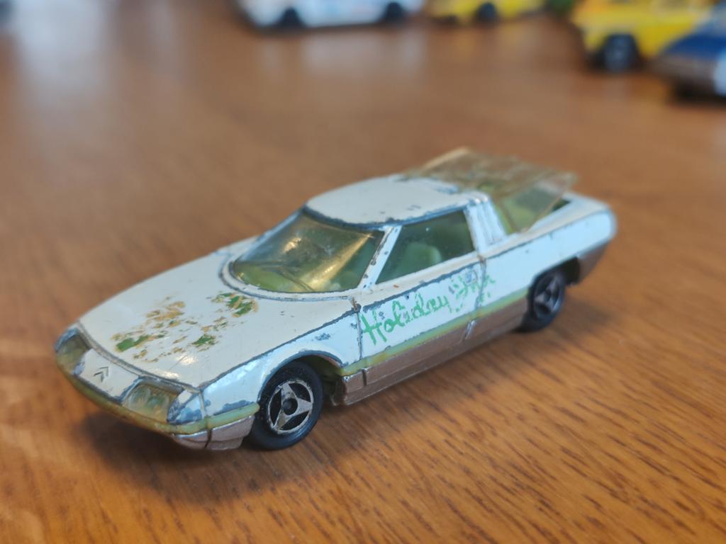 Majorette Citroen GS Camargue WIT, Ophalen of Verzenden, Zo goed als nieuw, Auto