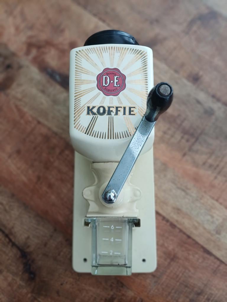 Vintage Douwe Egberts Koffiemolen - Wandmodel, Antiek en Kunst, Antiek | Keukenbenodigdheden, Ophalen of Verzenden