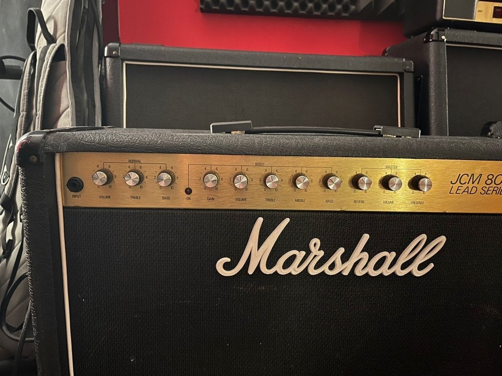 Marshall JCM800 4212 50W 2x12 – 1989 – nieuwe buizen, Ophalen, Gebruikt, Gitaar, 50 tot 100 watt