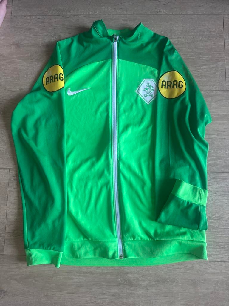 KNVB Scheidsrechter Training Pak - Groen, Maat 48/50 (M), Ophalen of Verzenden, Zo goed als nieuw, Voetbal