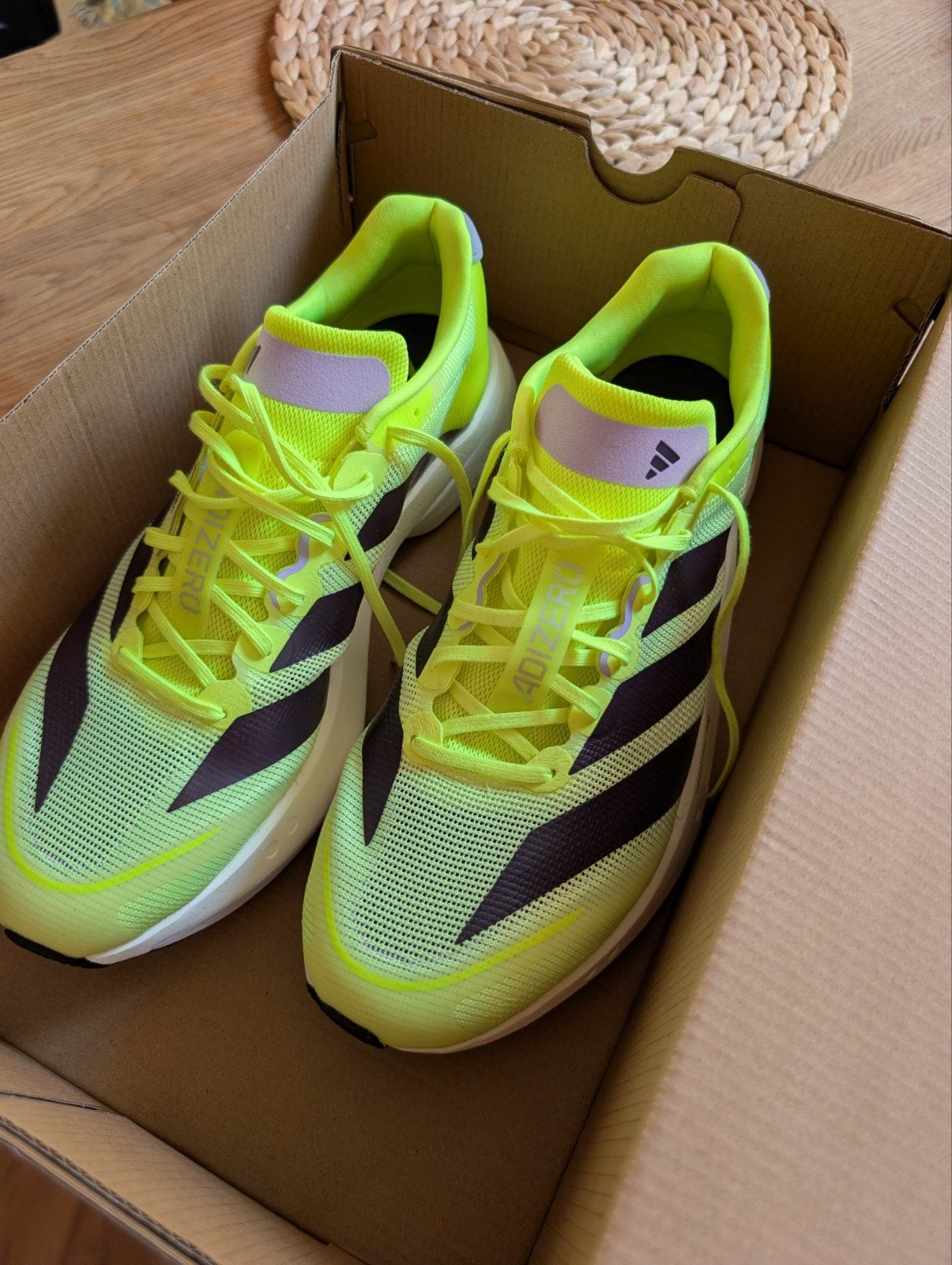 Adidas Adizero Boston 13 M Hardloopschoenen Maat 46, Geel, Nieuw, Ophalen of Verzenden, Adidas