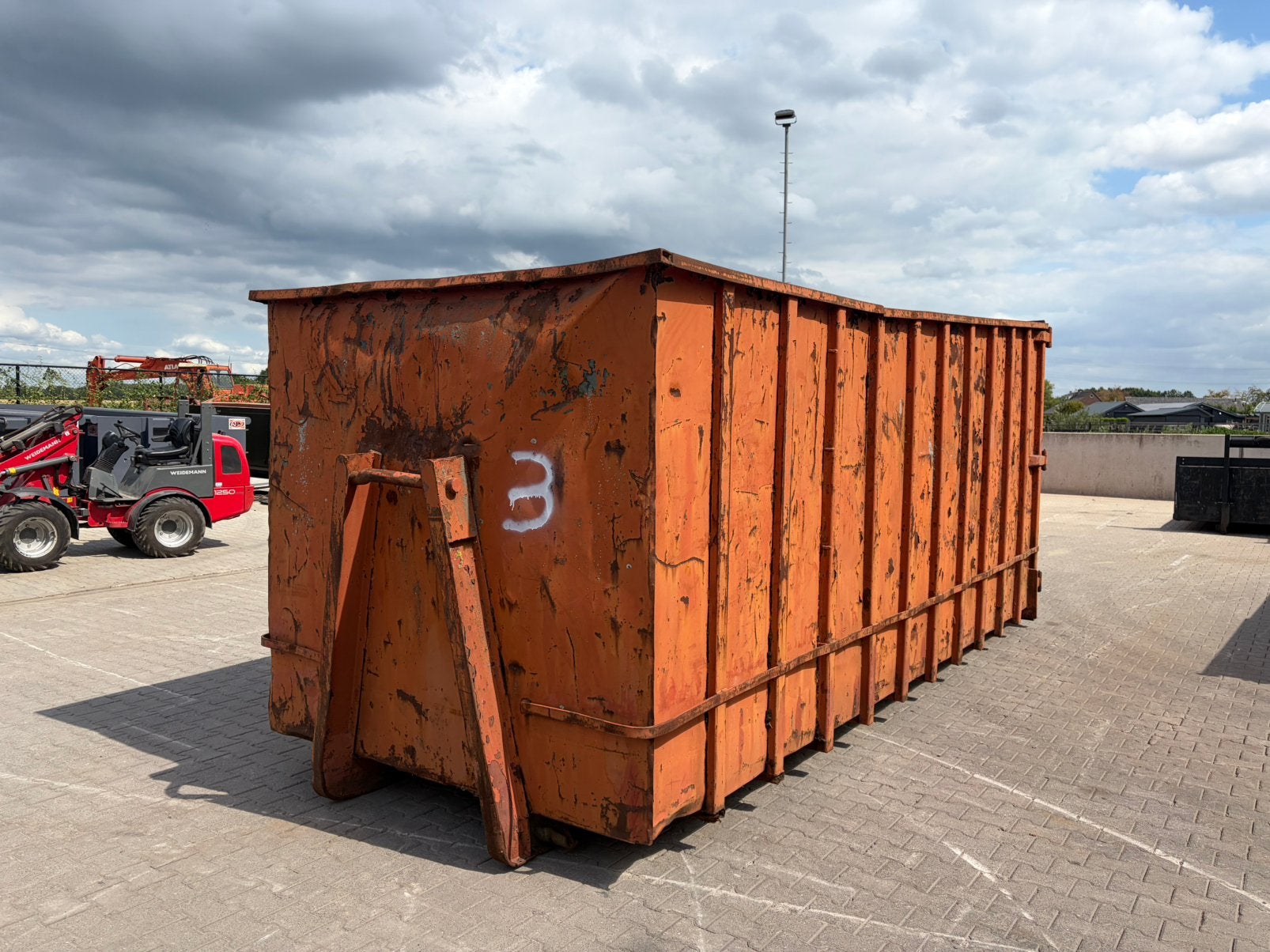 Container 30m3, Ophalen