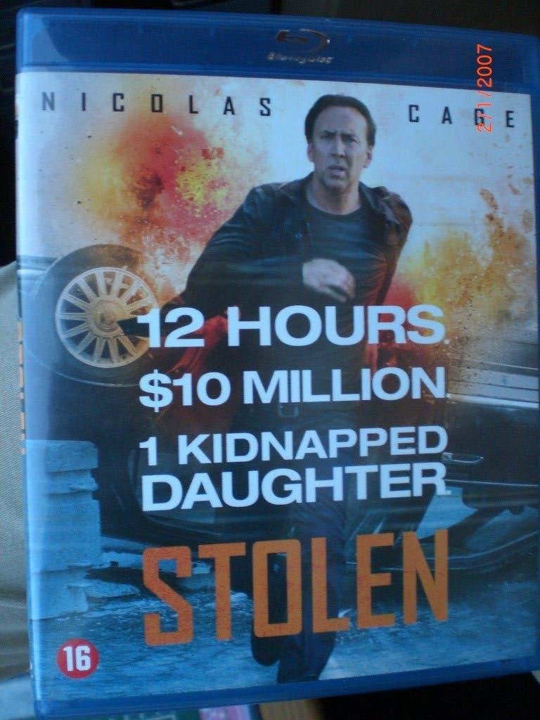 blu ray Stolen Nicolas Cage Danny Huston Malin Akerman, Engels, Vanaf 16 jaar, Nederlands, Film