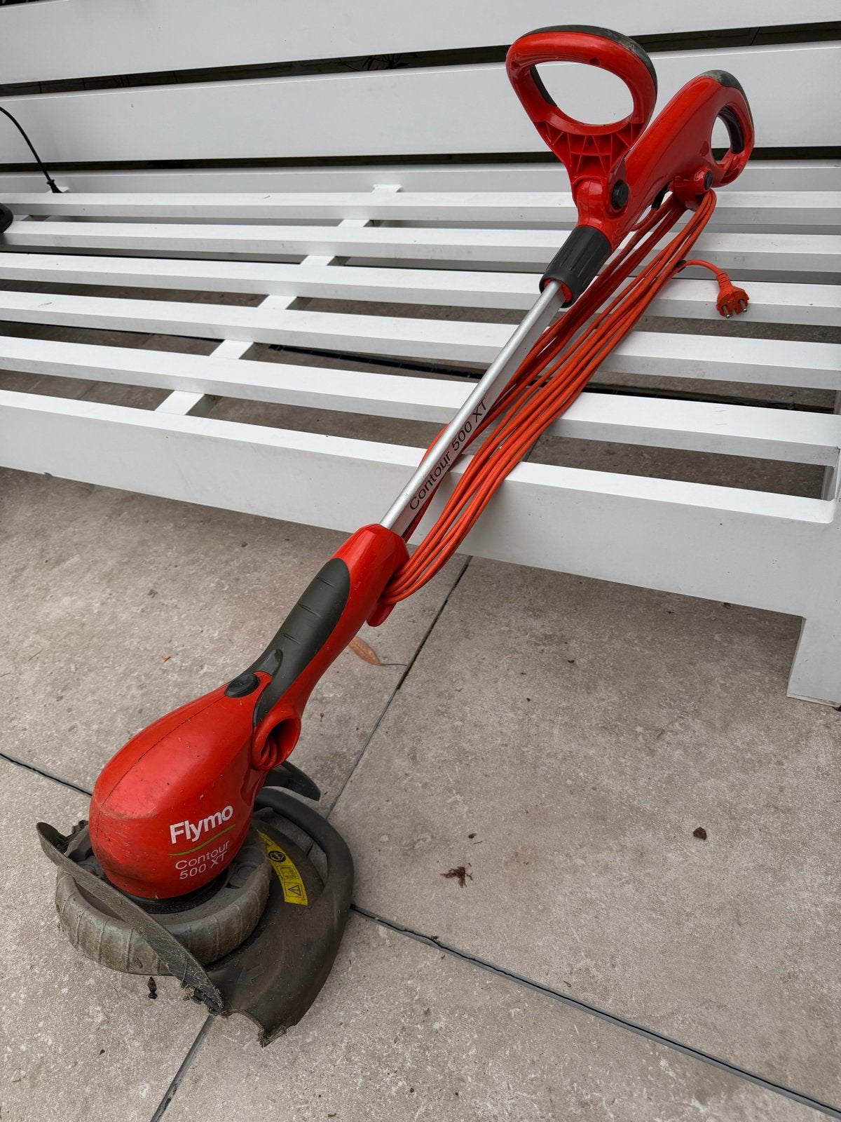 Flymo Contour 500 XT Elektrische Grastrimmer, Ophalen, Gebruikt, 30 tot 50 cm, Elektrisch