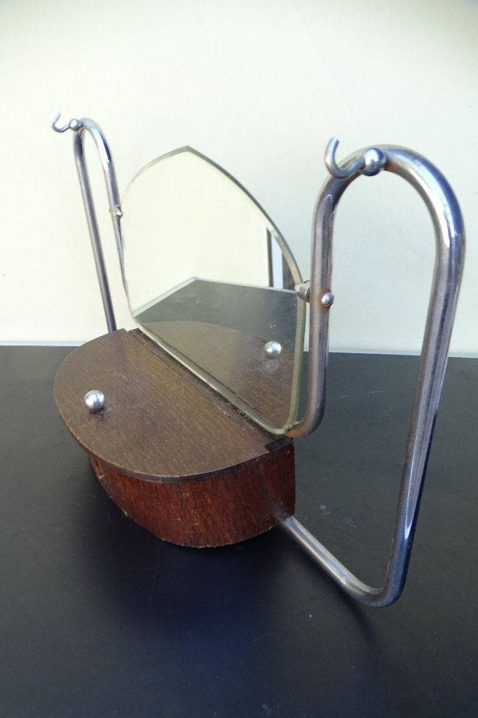 Art Deco (gang)spiegeltje, Huis en Inrichting, Woonaccessoires | Spiegels, Minder dan 50 cm, Gebruikt, Ophalen of Verzenden, Minder dan 100 cm