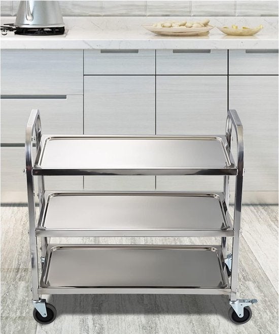 Keukenwagen – Serveerwagen – Transportwagen – Trolley, Corvance B.V., Verzenden, Nieuw, Corvancebol@gmail.com