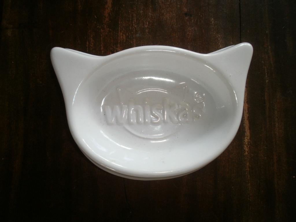 whiskas stenen voer bak wit kat model 22x15 cm, Ophalen of Verzenden, Ergonomisch, Nieuw