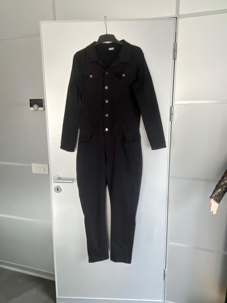 J119 Zac&Zoe maat M=38/40 skinny jumpsuit pak overall zwart, Kleding | Dames, Maat 38/40 (M), Zwart, Ophalen of Verzenden, Zo goed als nieuw