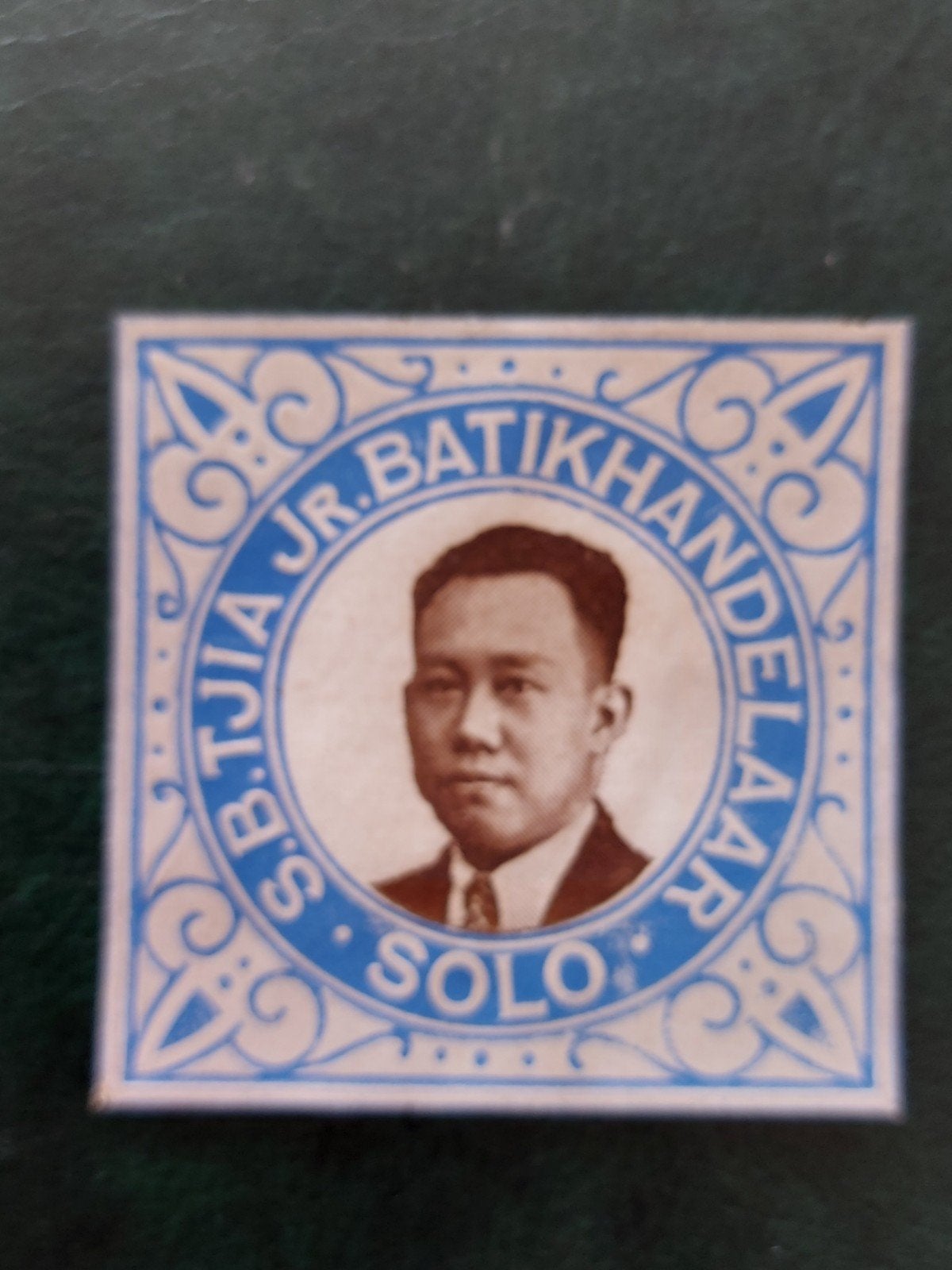 Sluitzegel S.B. Tja Batikhandelaar Solo Indonesië, Verzenden