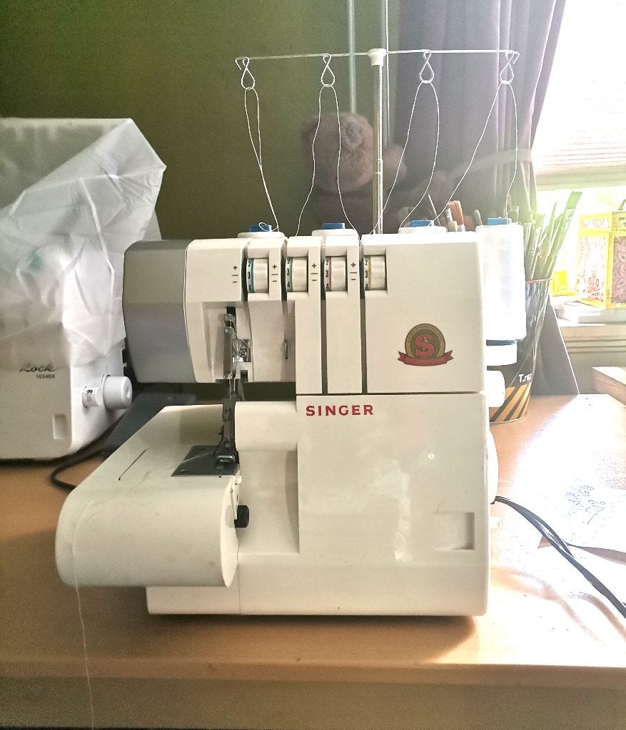 Singer Lockmachine, Ophalen of Verzenden, Zo goed als nieuw, Lockmachine, Singer