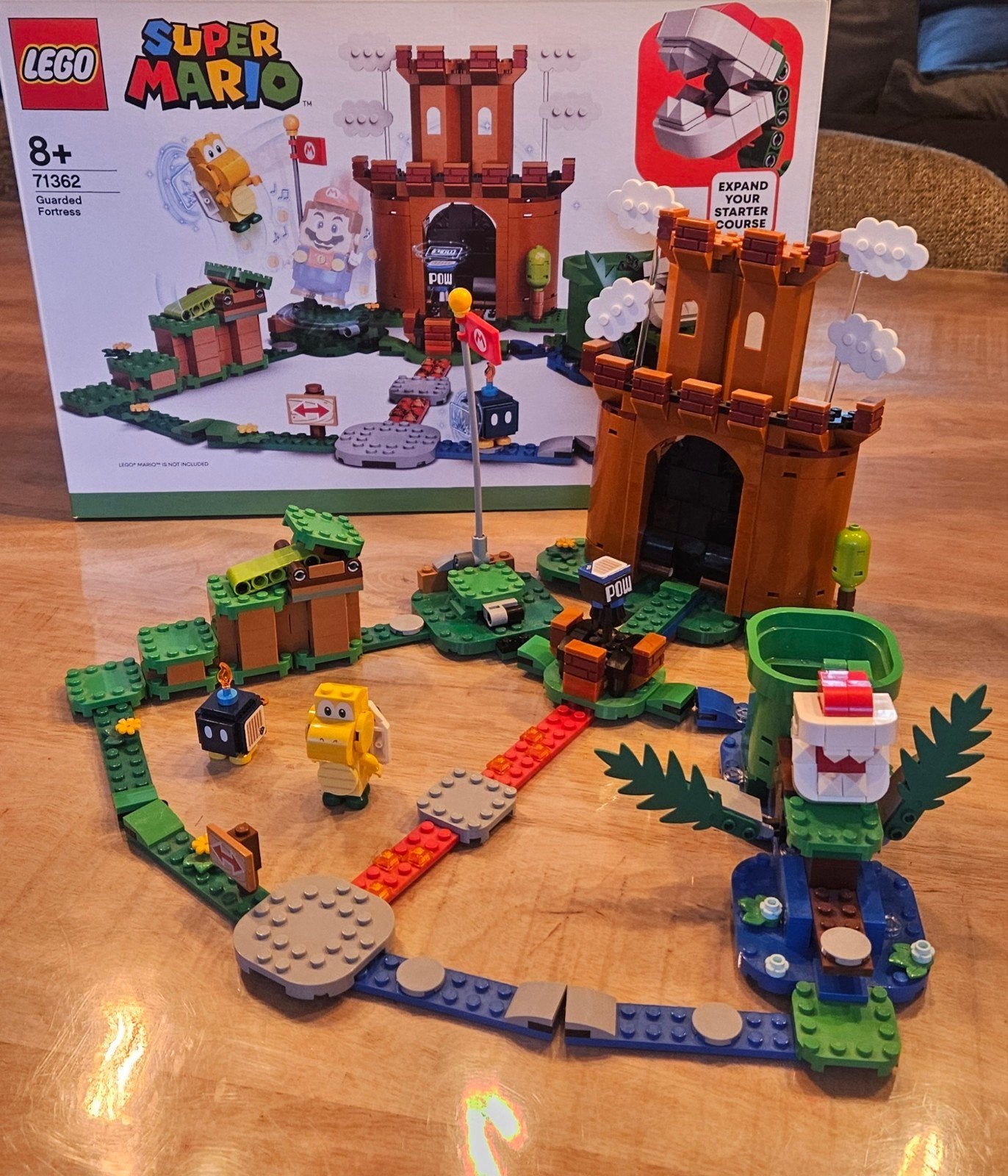 LEGO Super Mario 71362 Bewaakte Vesting Uitbreidingsset, Ophalen of Verzenden, Zo goed als nieuw, Overige merken