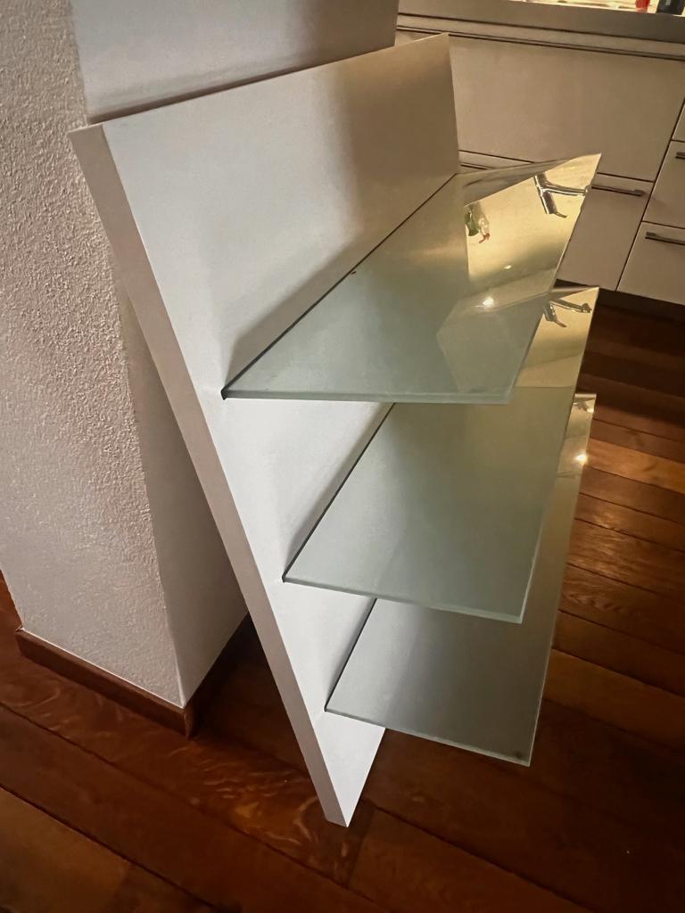 Molteni & C wandplank met matglas, Huis en Inrichting, Ophalen, Zo goed als nieuw