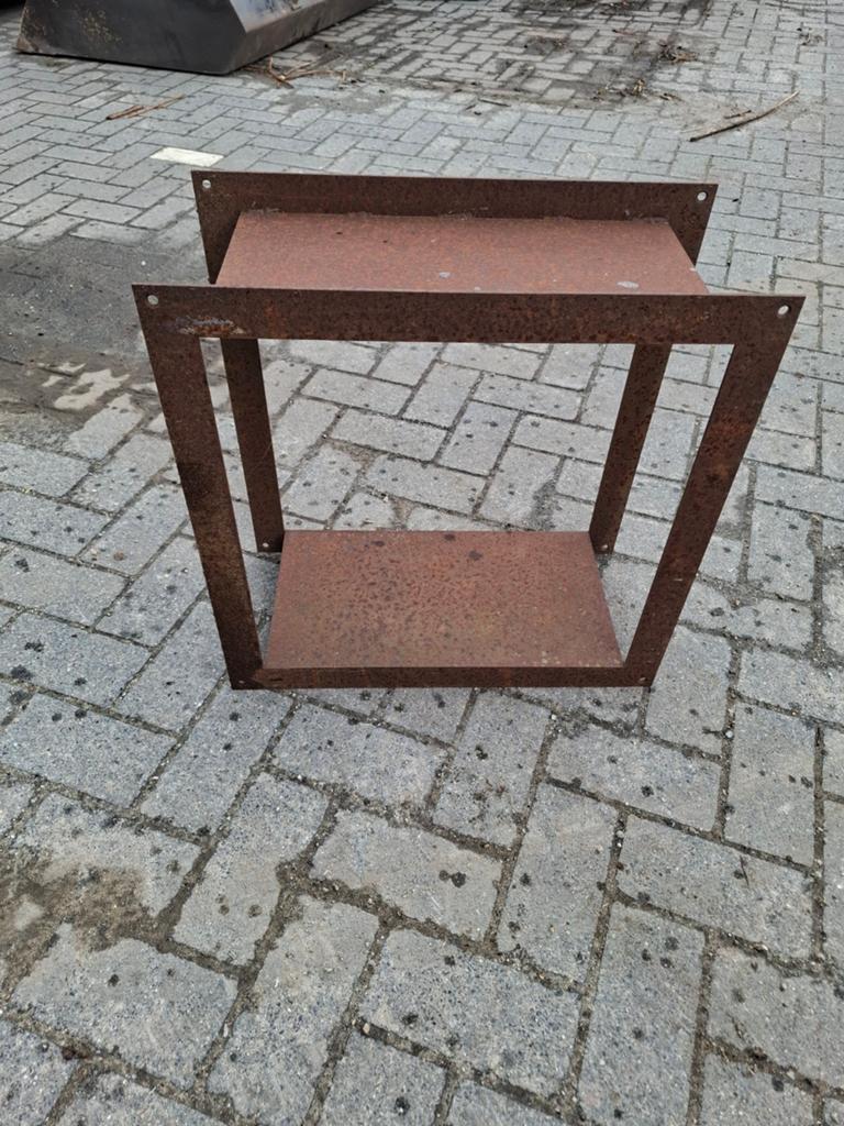 6 stuks Cortenstaal houtopslag, Minder dan 3 m³, Ophalen