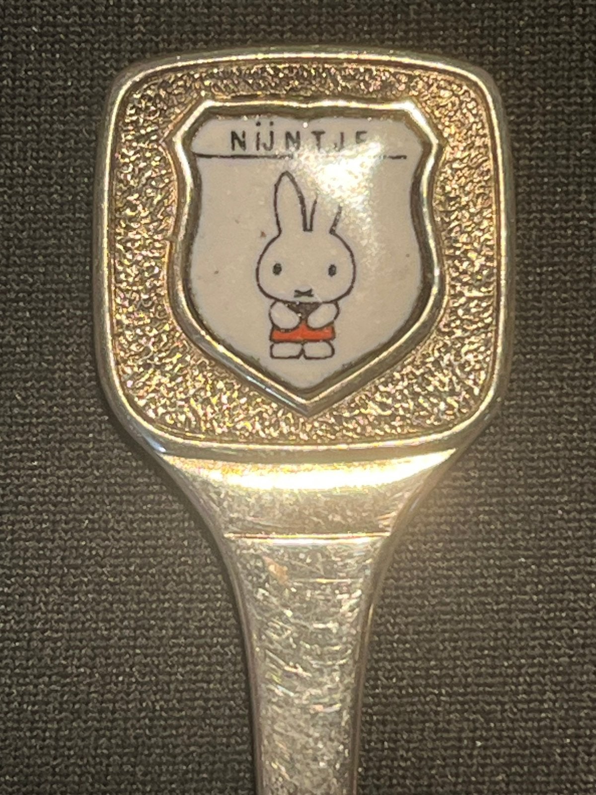 Vintage lepeltje Nijntje., Antiek en Kunst, Antiek | Bestek, Ophalen of Verzenden
