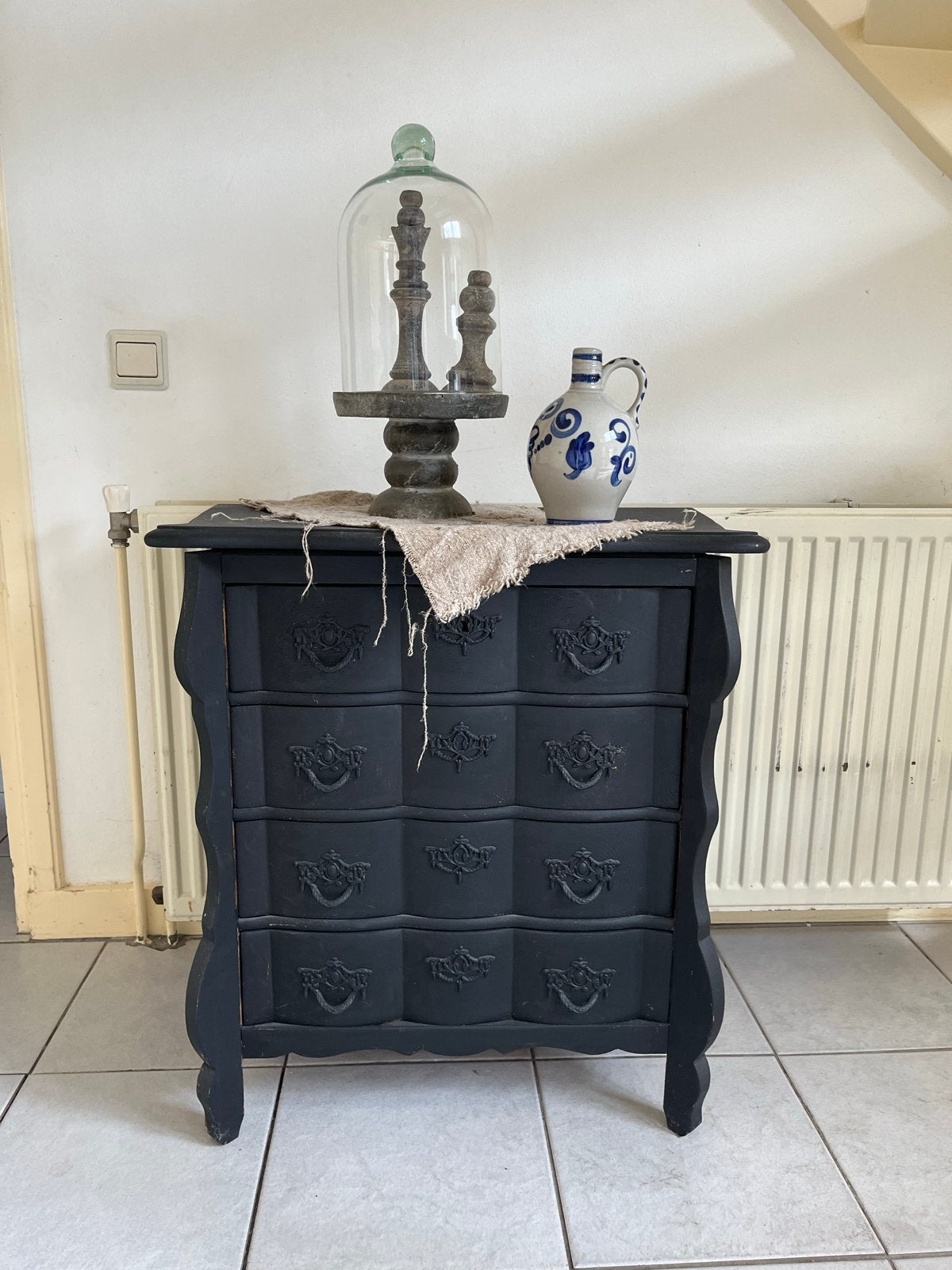 Ladekast  zwart, Antiek en Kunst, Antiek | Meubels | Kasten, Ophalen