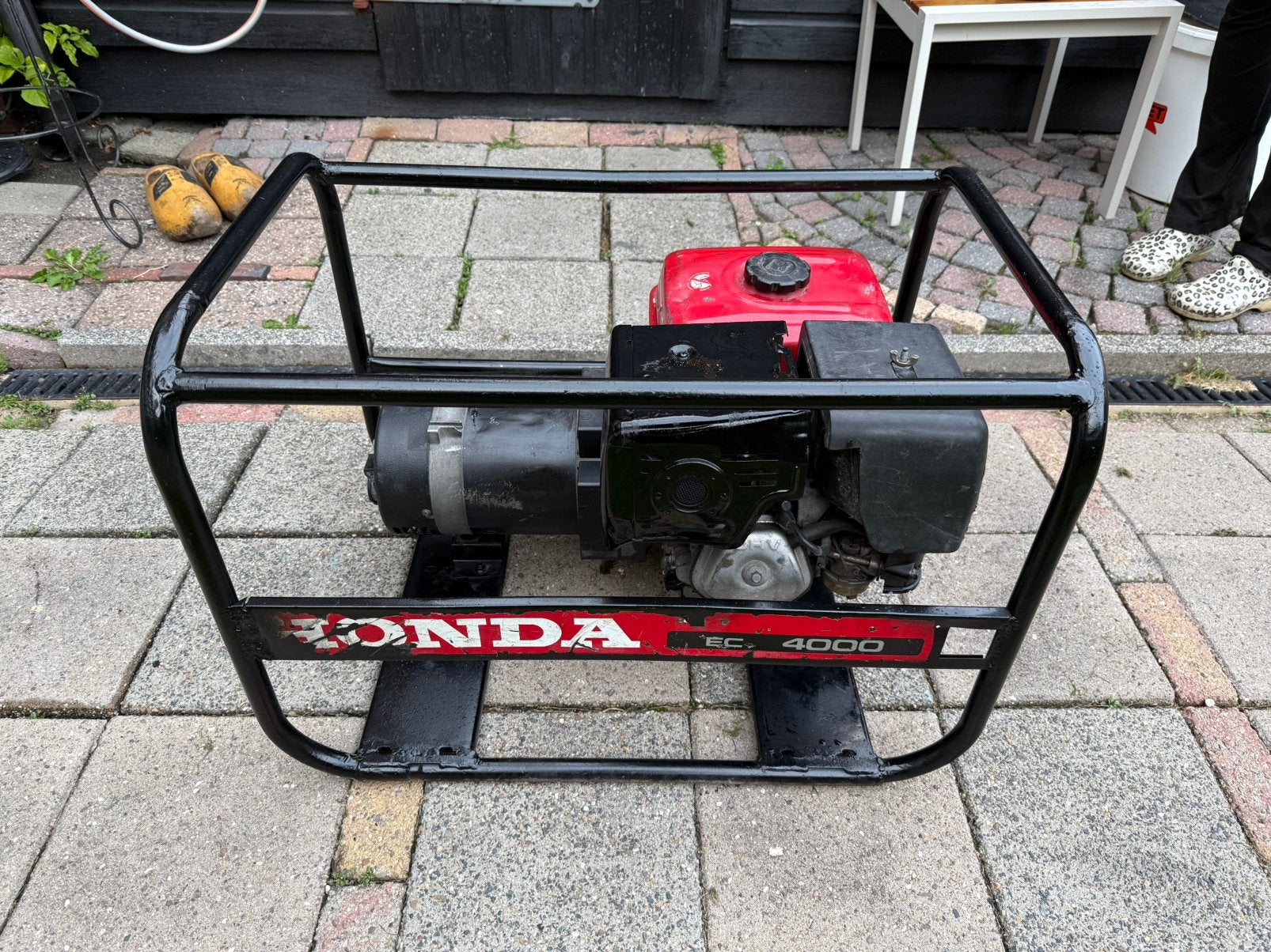 Honda EC-4000 aggregaat 3.4kva in goede staat, Ophalen, Zo goed als nieuw, Minder dan 5 kVA, Benzine