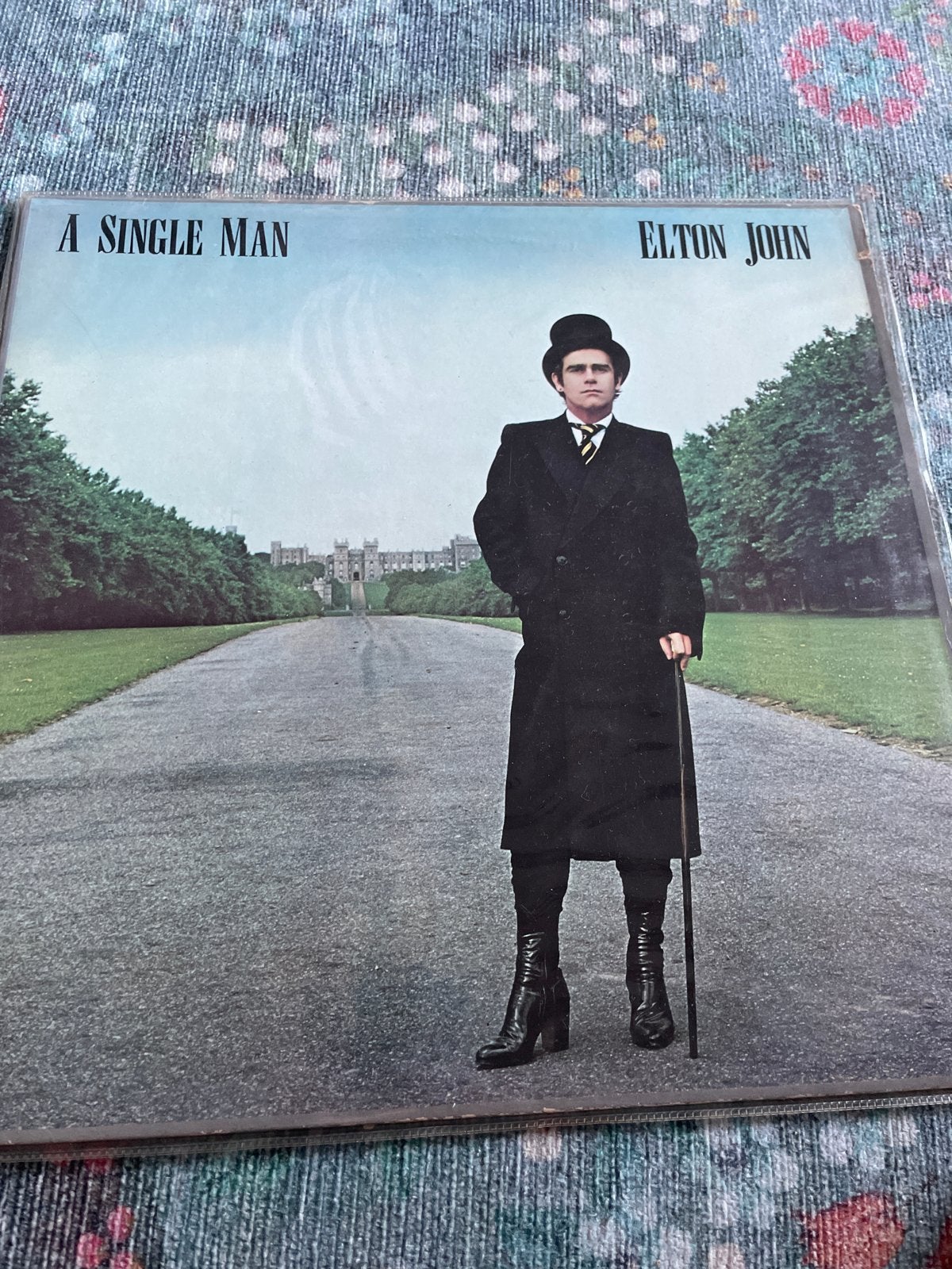Elton John - A Single Man LP (1978), LP, Gebruikt, Pop, Inclusief binnenhoes