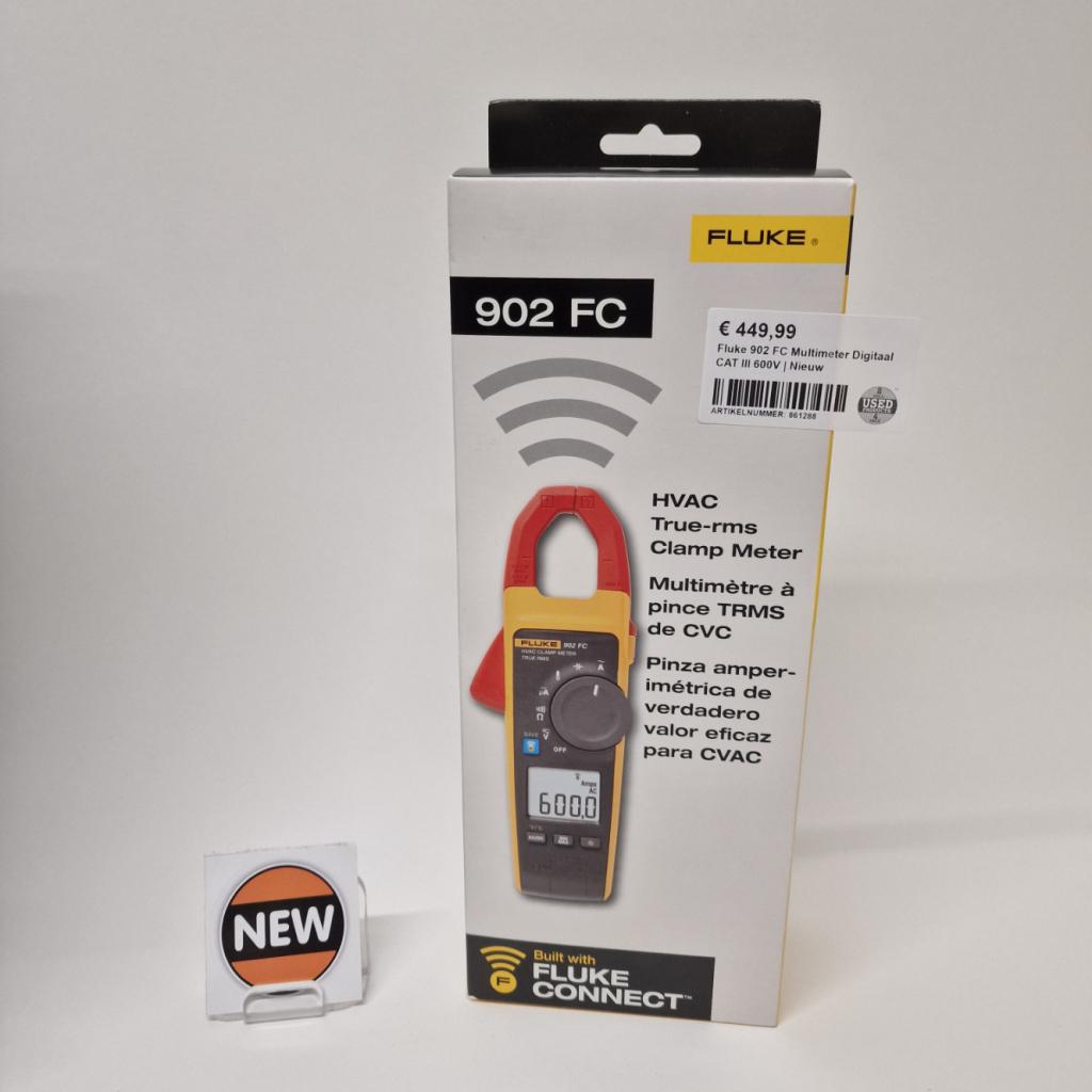Fluke 902 FC Multimeter Digitaal CAT III 600V | Nieuw, Fluke, Nieuw, Support@fluke.com, 6920 Seaway Blvd
Everett, WA 98203
USA