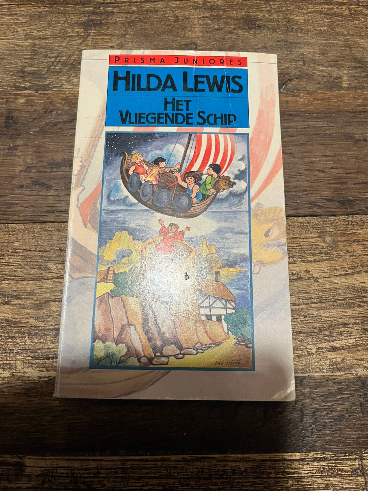Hilda Lewis - Het Vliegende Schip (Prisma Juniores), Ophalen of Verzenden, Gelezen, Fictie algemeen