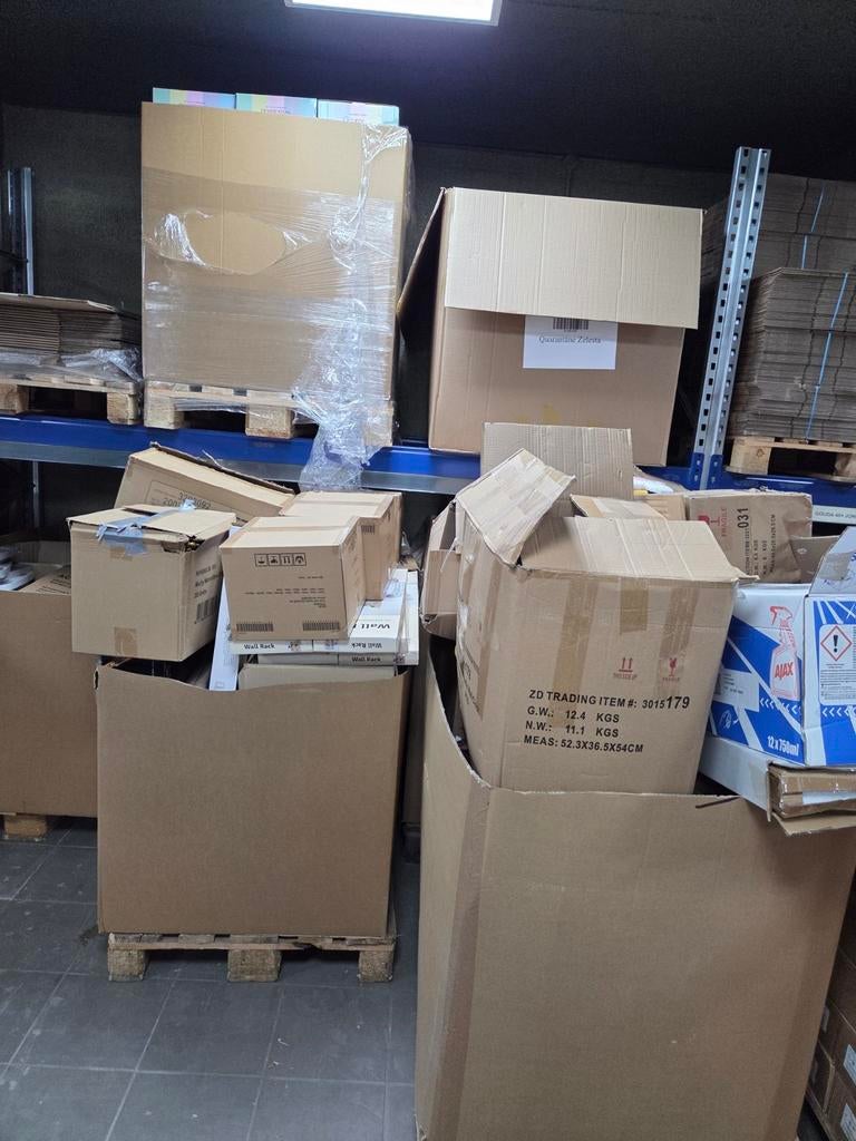 Pallet vol diverse nieuwe goederen -, ., Nieuw, Ophalen of Verzenden, Diverze