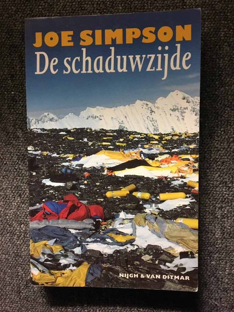 De Schaduwzijde ; door Joe Simpson #Bergsport, Boeken, Ophalen of Verzenden, Zo goed als nieuw, Overige sporten, Joe Simpson