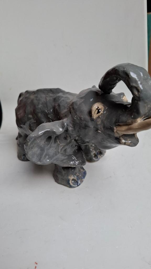KERAMIEK OLIFANT, Ophalen of Verzenden