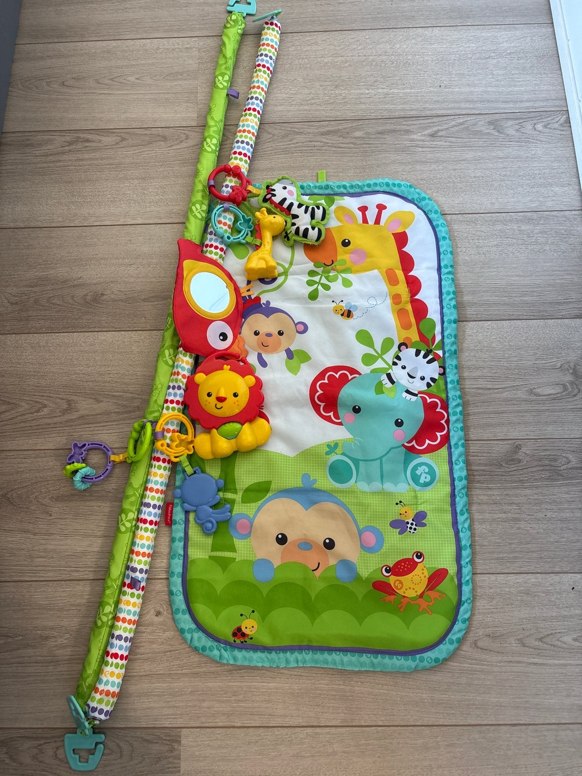 Fisher-Price 3-in-1 Muzikale Regenwoud Babygym, Ophalen, Zo goed als nieuw, Babygym, Met licht