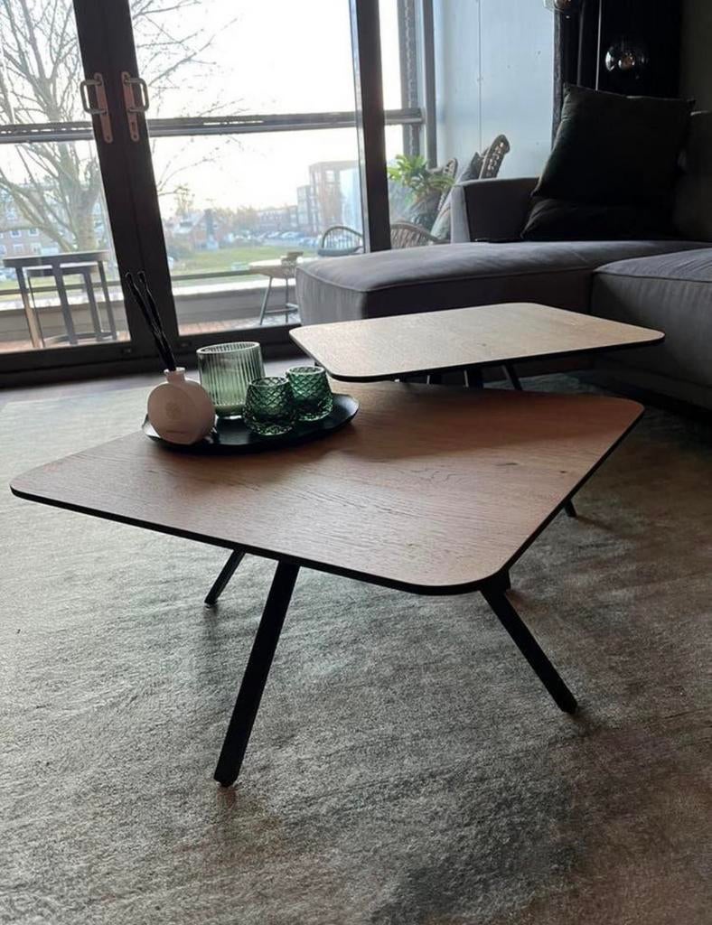 2 Henders & Hazel salontafels (50x50 & 60x60 cm), Huis en Inrichting, Tafels | Salontafels, Zo goed als nieuw, Minder dan 50 cm