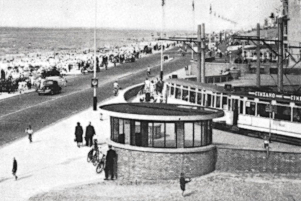 805223	Scheveningen	Boulevard 1953	Gelopen met postzegel, Ophalen of Verzenden, 1940 tot 1960, Gelopen, Zuid-Holland