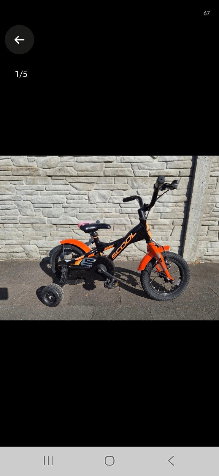 Kinderfiets 12,5 inch, Ophalen, Gebruikt, Overige typen
