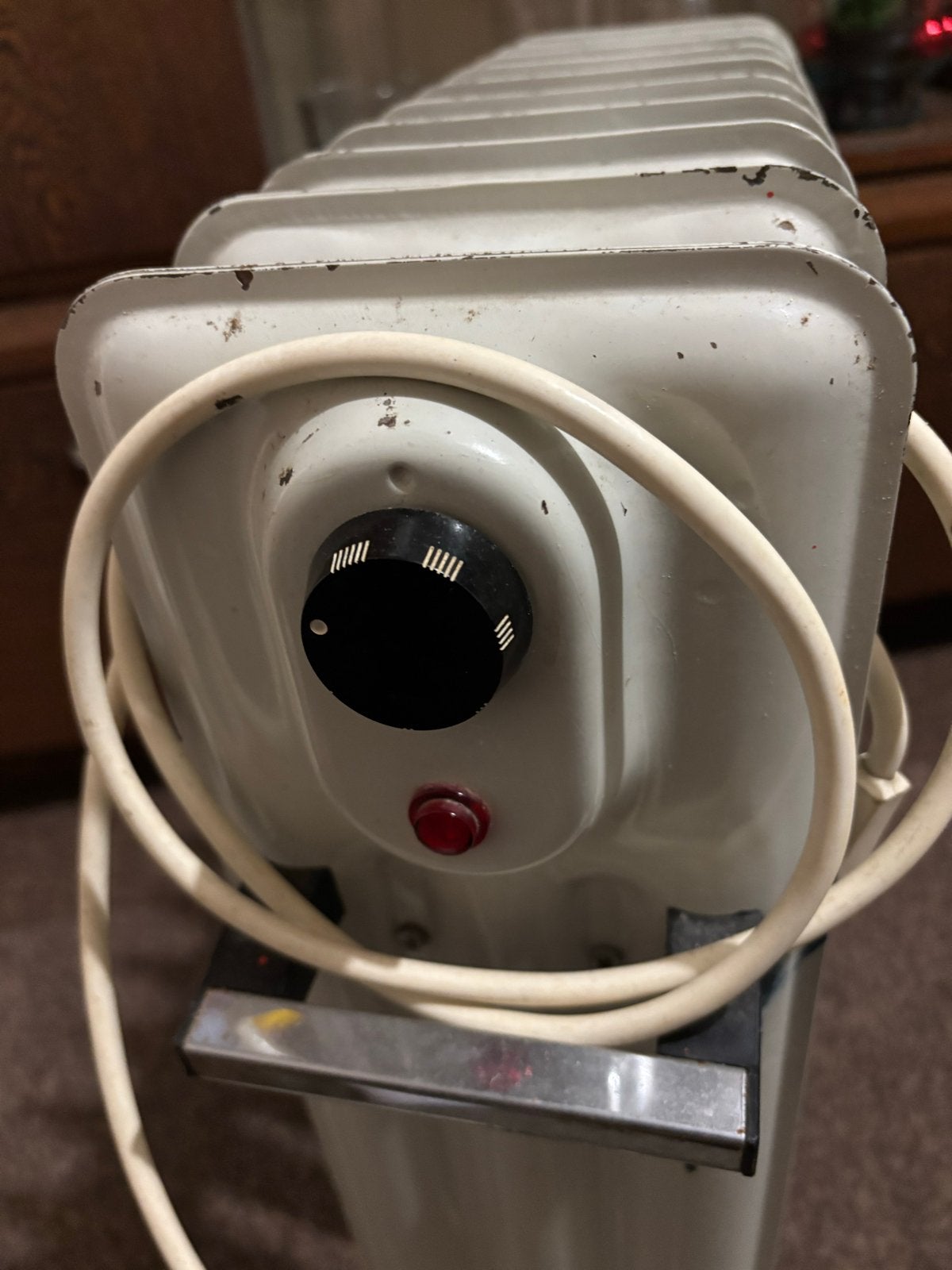 Elektrische olieradiator met wielen, Ophalen, Gebruikt, Overige soorten, Elektrisch