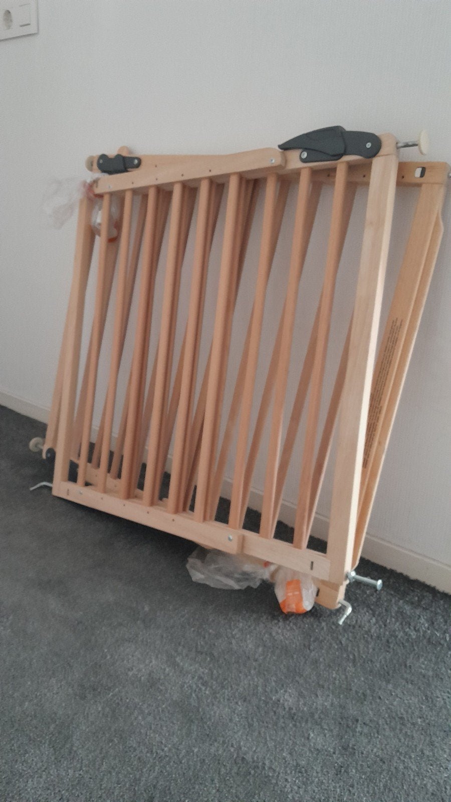 2 Houten Veiligheidshekje voor Kinderen - Zo goed als nieuw, Kinderen en Baby's, Ophalen of Verzenden, Zo goed als nieuw, Klemhekje