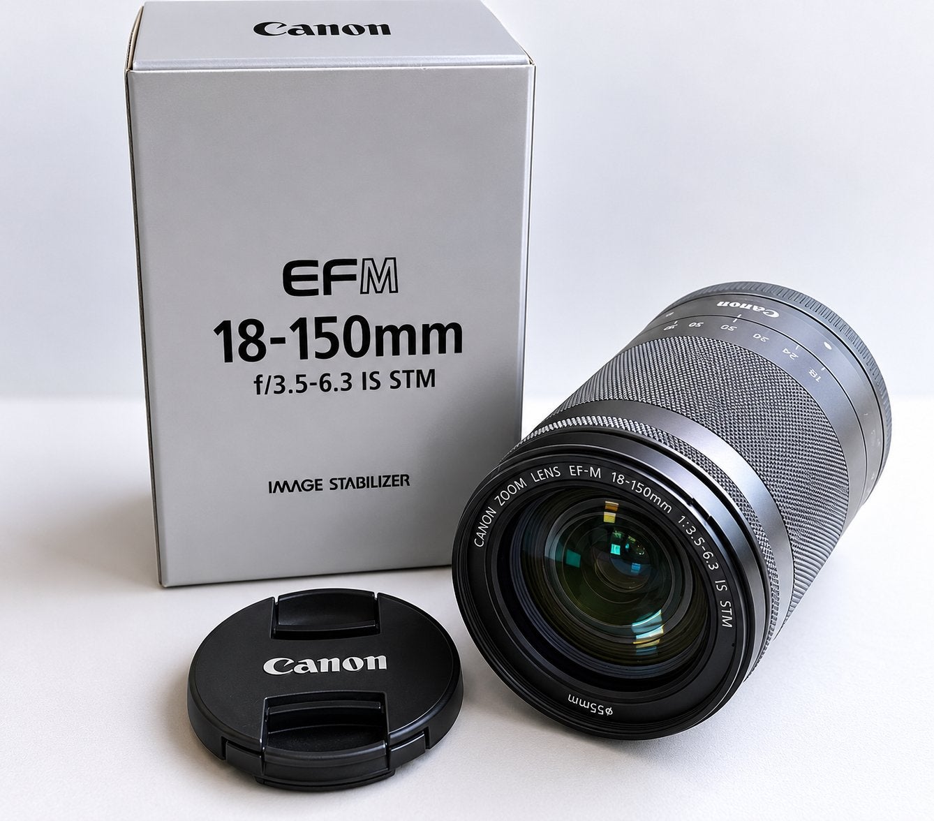 Canon veelzijdige zoomlens EF-M 18-150mm f/3.5-6.3 IS STM, Ophalen of Verzenden, Zo goed als nieuw, Telelens