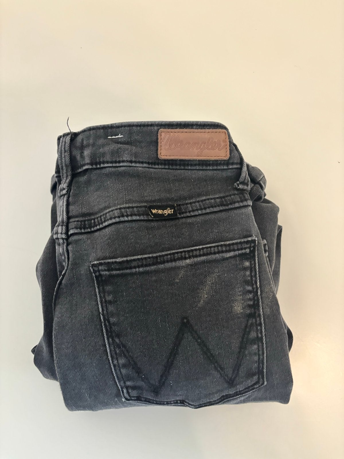Wrangler flared jeans - Zwart/grijs - Maat W28/W29, Ophalen of Verzenden, Gedragen, Zwart, W28 - W29 (confectie 36)
