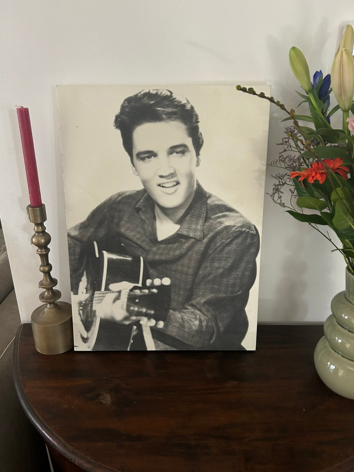 Canvas schilderij van Elvis Presly, Ophalen, Minder dan 50 cm, Nieuw, Schilderij