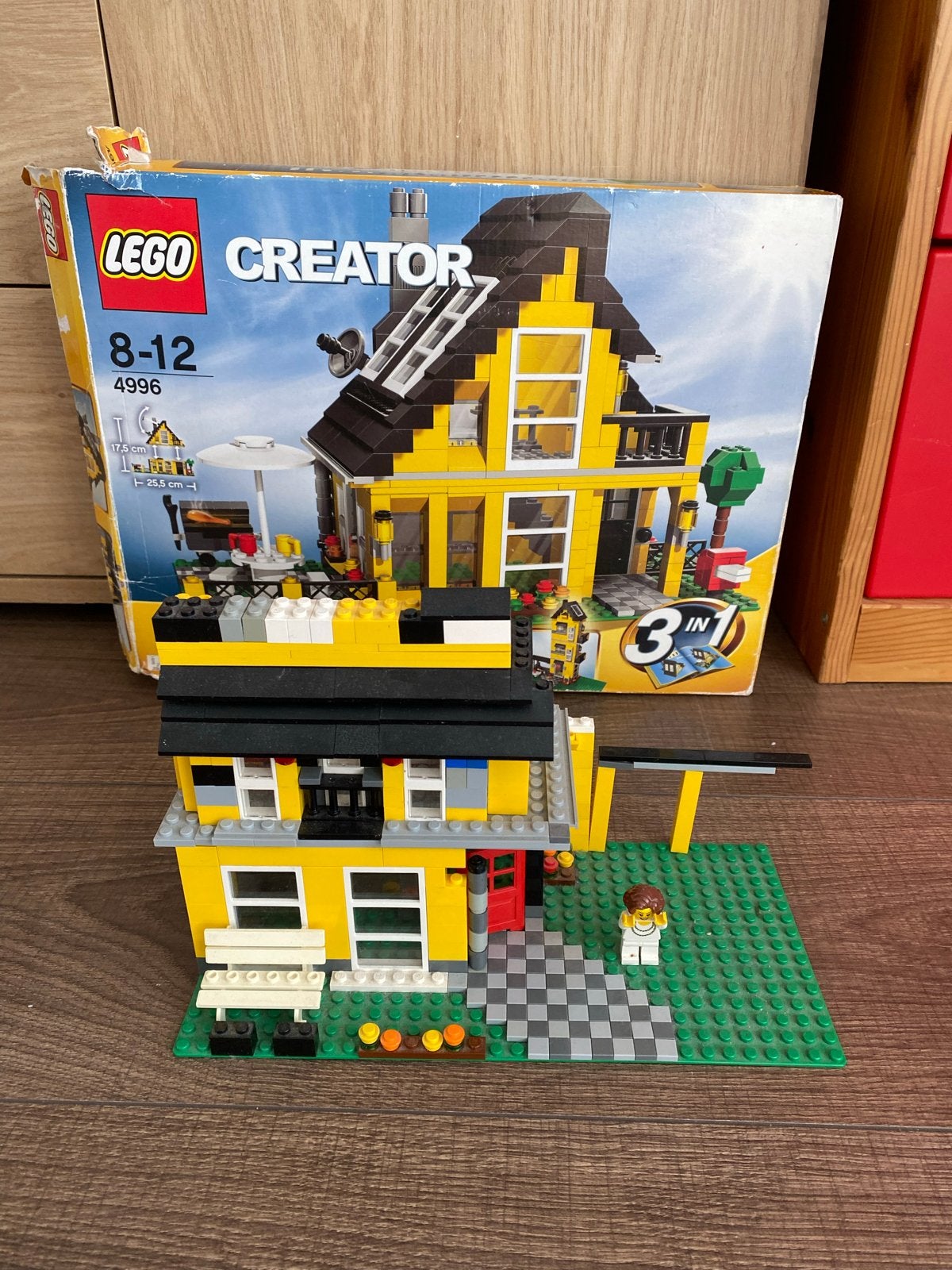 Lego Creator woonhuis 4996 met doos zonder boekje, Kinderen en Baby's, Ophalen of Verzenden, Gebruikt, Overige typen, Lego