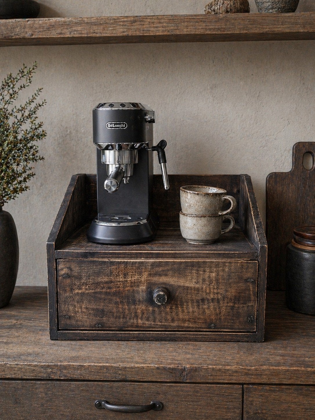 Stoere landelijke gruutersbsk voor de koffiecorner, Ophalen of Verzenden, Nieuw