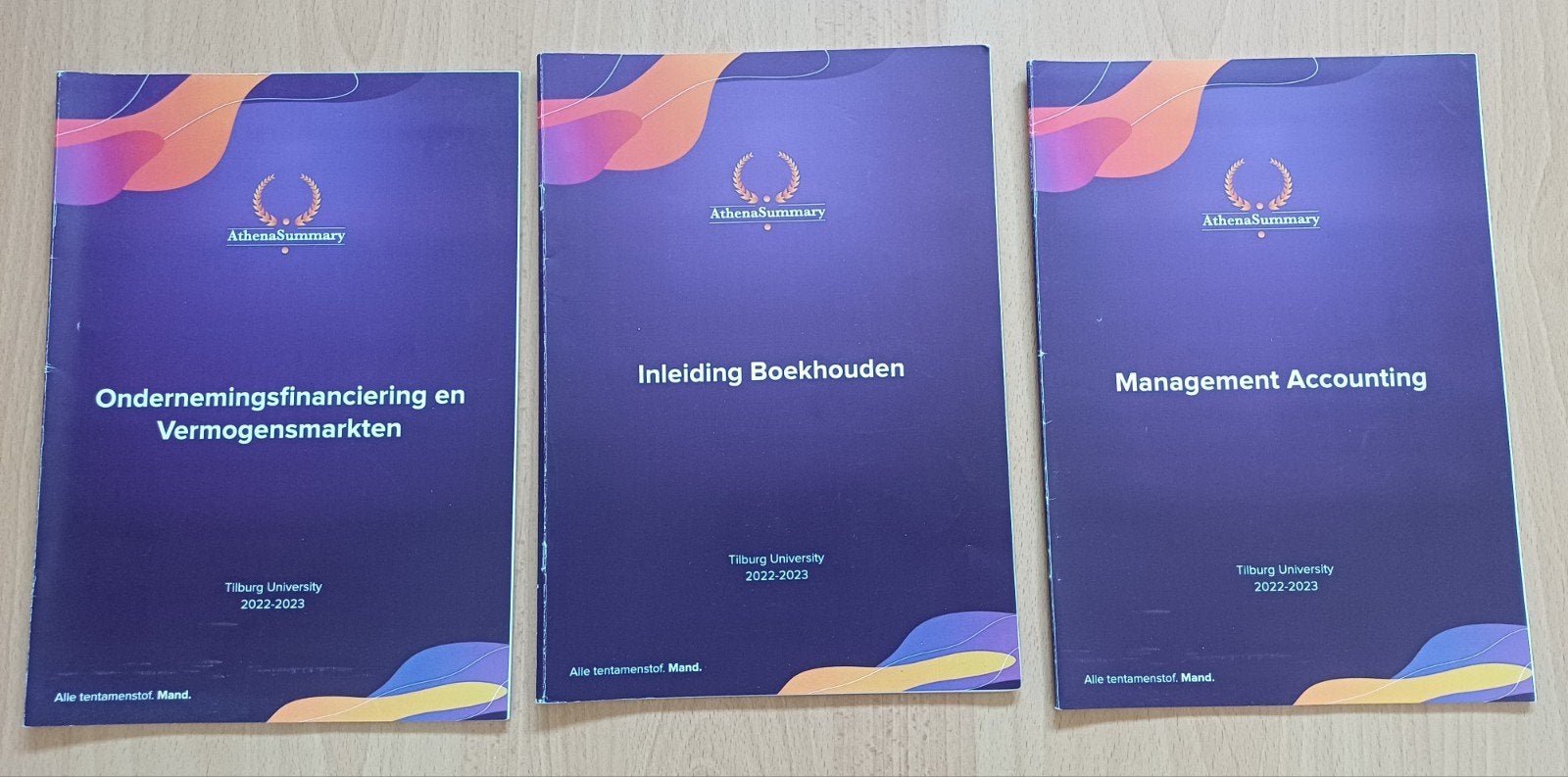 Athena Summary Boeken Tilburg University 2022-2023, AthenaSummary, Ophalen of Verzenden, Gamma, WO