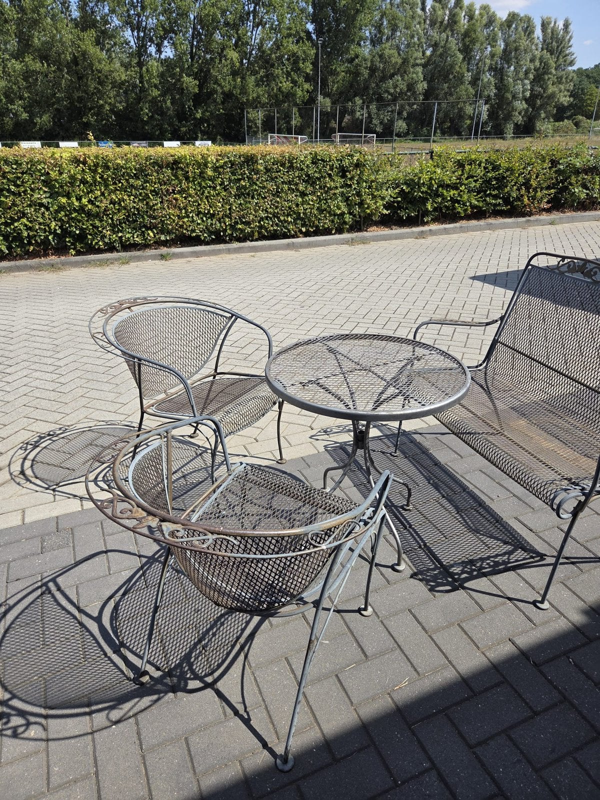 Tuinset ijzeren, Ophalen, Gebruikt, Overige materialen