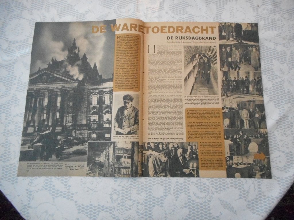 Berlijn. De Rijksdagbrand. M. van der Lubbe. 1947., Ophalen of Verzenden, 1940 tot 1960, Knipsel(s)