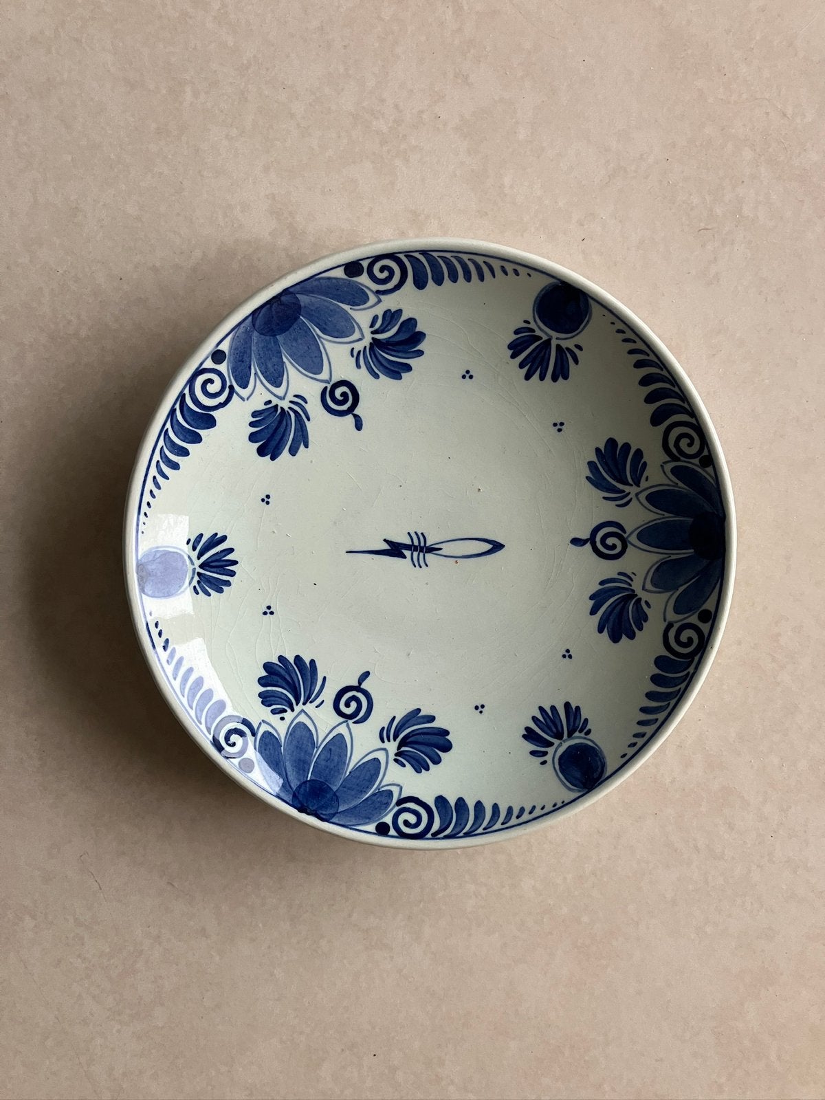 Delftsblauw wandbordje, Ophalen of Verzenden