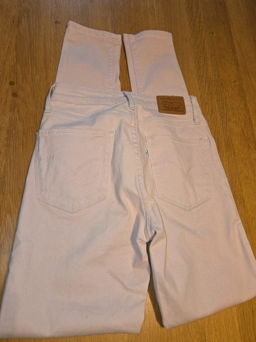 Levi's 721 High Rise Skinny Jeans Lichtroze W26 L30, Overige kleuren, Ophalen of Verzenden, W27 (confectie 34) of kleiner, Gedragen
