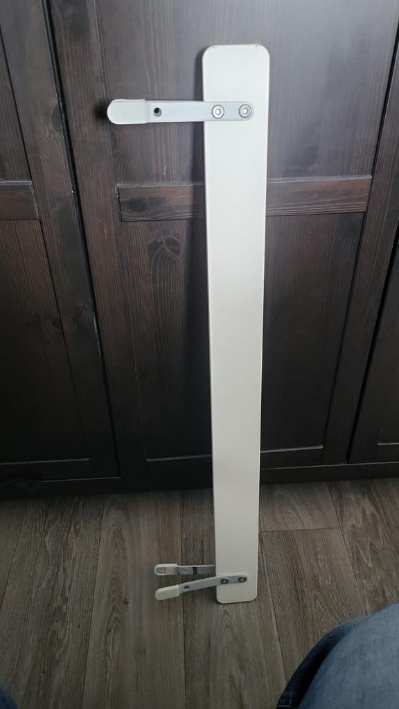 Wit veiligheidshekje voor peuterbed - licht beschadigd, Ophalen, Gebruikt, 140 tot 160 cm, 70 tot 85 cm