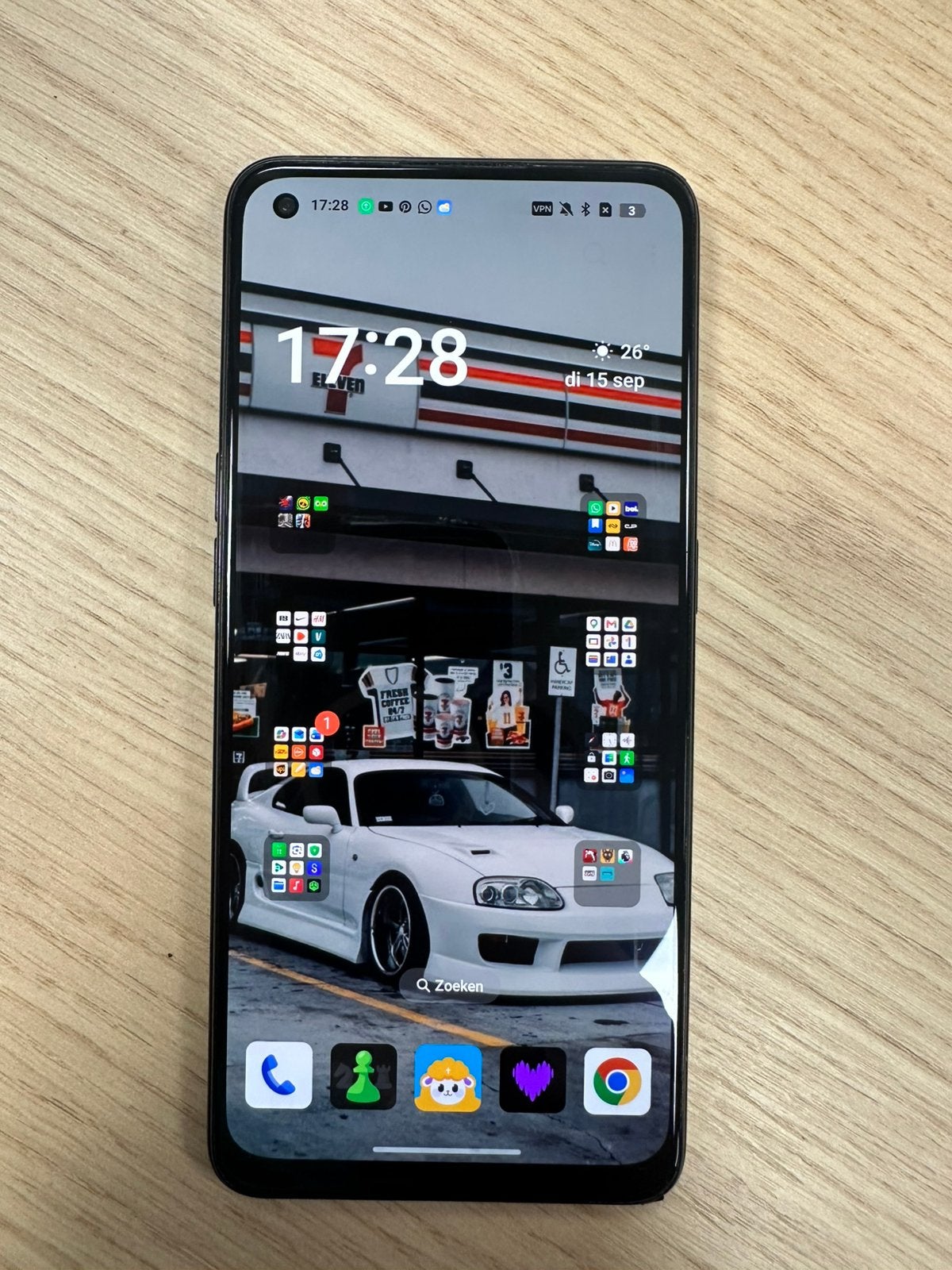 Oppo Reno8 T zwart mobiele telefoon (8GB/128GB) in zgan, Ophalen, Zo goed als nieuw, 6 megapixel of meer