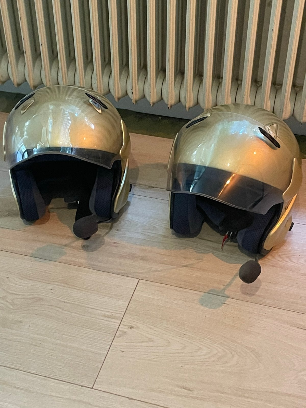 Gouden Jethelmen - Perfect voor Scooter of Motor, Overige merken, Jethelm, Ophalen of Verzenden, Dames